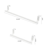 Maxbell Modern Towel Rack Over Cabinet Door Bathroom Hanging Storage Stainless Steel 23.5cmx5.5cm