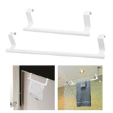 Maxbell Modern Towel Rack Over Cabinet Door Bathroom Hanging Storage Stainless Steel 23.5cmx5.5cm