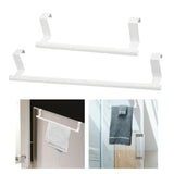 Maxbell Modern Towel Rack Over Cabinet Door Bathroom Hanging Storage Stainless Steel 23.5cmx5.5cm