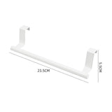 Maxbell Modern Towel Rack Over Cabinet Door Bathroom Hanging Storage Stainless Steel 23.5cmx5.5cm