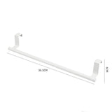 Maxbell Modern Towel Rack Over Cabinet Door Bathroom Hanging Storage Stainless Steel 36.5cmx6cm