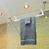 Maxbell Modern Towel Rack Over Cabinet Door Bathroom Hanging Storage Stainless Steel 36.5cmx6cm