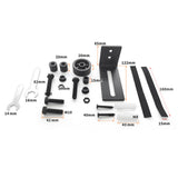 Maxbell Barn Door Guide Sliding Door Slides Adjustable for Living Room Indoor