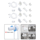 Maxbell Roller Blind Fittings Kit Spares Set Curtain Roller Chain Cord Clutch 2 Set