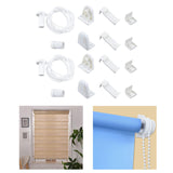 Maxbell Roller Blind Fittings Kit Spares Set Curtain Roller Chain Cord Clutch 2 Set