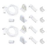 Maxbell Roller Blind Fittings Kit Spares Set Curtain Roller Chain Cord Clutch 2 Set