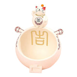 Maxbell Cat Storage Bowl Sundries Container Modern Sculpture Holder for Decor Beige