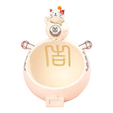 Maxbell Cat Storage Bowl Sundries Container Modern Sculpture Holder for Decor Beige