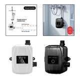 Maxbell Water Pressure Booster Pump DC 24V for Solar Heater Faucet Shower White