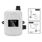 Maxbell Water Pressure Booster Pump Pressurizing for Shower Water Heater Boost White