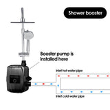 Maxbell Water Pressure Booster Pump Pressurizing for Shower Water Heater Boost Black