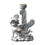 Maxbell Nordic Angel Candle Holder Decoration Figurine Collection for Wedding Party No.4