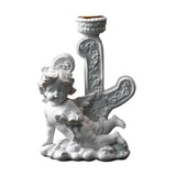 Maxbell Nordic Angel Candle Holder Decoration Figurine Collection for Wedding Party No.4
