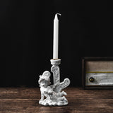 Maxbell Nordic Angel Candle Holder Decoration Figurine Collection for Wedding Party No.4