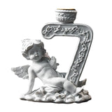 Maxbell Nordic Angel Candle Holder Decoration Figurine Collection for Wedding Party No.Seven
