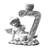 Maxbell Nordic Angel Candle Holder Decoration Figurine Collection for Wedding Party No.Seven