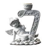 Maxbell Nordic Angel Candle Holder Decoration Figurine Collection for Wedding Party No.Seven