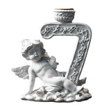 Maxbell Nordic Angel Candle Holder Decoration Figurine Collection for Wedding Party No.Seven