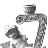 Maxbell Nordic Angel Candle Holder Decoration Figurine Collection for Wedding Party No.Seven