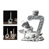 Maxbell Nordic Angel Candle Holder Decoration Figurine Collection for Wedding Party No.Seven