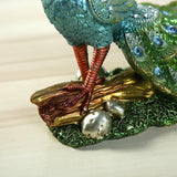 Maxbell Peacock Ornament Crafts Statuette Gift for Bookcases Bedroom Christmas