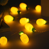 Maxbell Pineapple String Lights Birthday Outdoor Garden Porch LED Fairy Lights Decor 2 Meter 10pc Lights