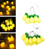 Maxbell Pineapple String Lights Birthday Outdoor Garden Porch LED Fairy Lights Decor 2 Meter 10pc Lights