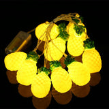 Maxbell Pineapple String Lights Birthday Outdoor Garden Porch LED Fairy Lights Decor 2 Meter 10pc Lights