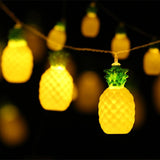Maxbell Pineapple String Lights Birthday Outdoor Garden Porch LED Fairy Lights Decor 2 Meter 10pc Lights