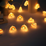 Maxbell LED Rainbow String Lights Fairy Lights Lamp Funny for Holiday Party Decor