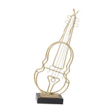 Maxbell Abstract Musical Instrument Ornament Luxury for Tabletop Christmas Musician Violin