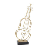 Maxbell Abstract Musical Instrument Ornament Luxury for Tabletop Christmas Musician Violin