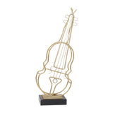 Maxbell Abstract Musical Instrument Ornament Luxury for Tabletop Christmas Musician Violin
