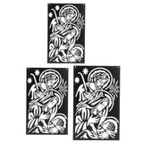 Maxbell Silhouette Art Sculpture Sign Hanging Metal Wall Decor for Background Bar 35cmx22cm