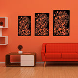 Maxbell Silhouette Art Sculpture Sign Hanging Metal Wall Decor for Background Bar 35cmx22cm