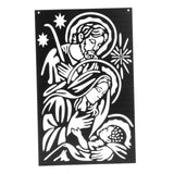 Maxbell Silhouette Art Sculpture Sign Hanging Metal Wall Decor for Background Bar 40cmx25cm