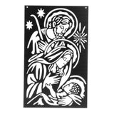 Maxbell Silhouette Art Sculpture Sign Hanging Metal Wall Decor for Background Bar 40cmx25cm