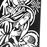 Maxbell Silhouette Art Sculpture Sign Hanging Metal Wall Decor for Background Bar 45cmx28cm