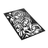 Maxbell Silhouette Art Sculpture Sign Hanging Metal Wall Decor for Background Bar 45cmx28cm