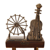 Maxbell Miniature Wooden Model Crafts Ornament Kids Gift for Desktop Home Decor Ferris Wheel