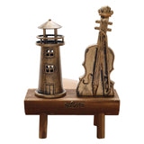 Maxbell Miniature Wooden Model Crafts Ornament Kids Gift for Desktop Home Decor Lighthouse