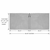 Maxbell Multifunction Fireplace Mesh Screen Curtain Wear Resistant for Hotel Indoor 61cmx45.7cm