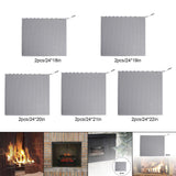 Maxbell Multifunction Fireplace Mesh Screen Curtain Wear Resistant for Hotel Indoor 61cmx45.7cm