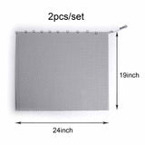 Maxbell Multifunction Fireplace Mesh Screen Curtain Wear Resistant for Hotel Indoor 61cmx48.3cm
