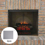 Maxbell Multifunction Fireplace Mesh Screen Curtain Wear Resistant for Hotel Indoor 61cmx55.9cm