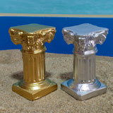 Maxbell Classical Architecture Resin Roman Pillar Plinth Base for Home Garden Scene