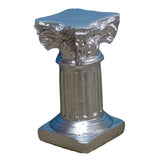 Maxbell Classical Architecture Resin Roman Pillar Plinth Base for Home Garden Scene