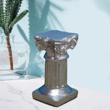 Maxbell Classical Architecture Resin Roman Pillar Plinth Base for Home Garden Scene