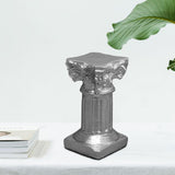 Maxbell Classical Architecture Resin Roman Pillar Plinth Base for Home Garden Scene
