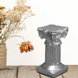 Maxbell Classical Architecture Resin Roman Pillar Plinth Base for Home Garden Scene